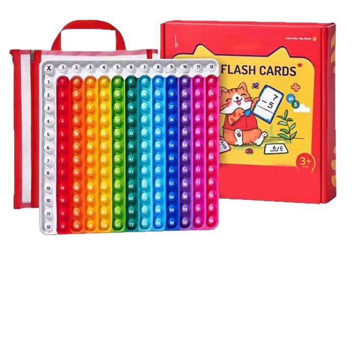 Math Fidget Flash Cards Educational Toy