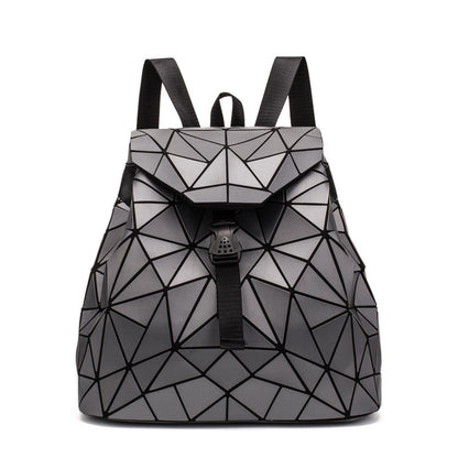 matte geometric backpack
