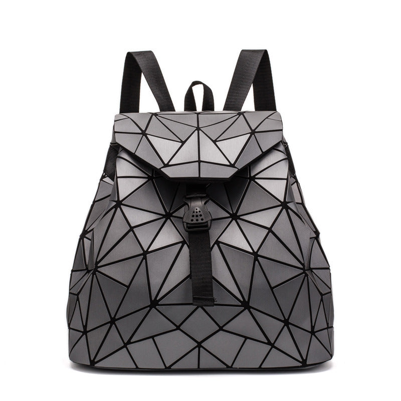 matte geometric backpack