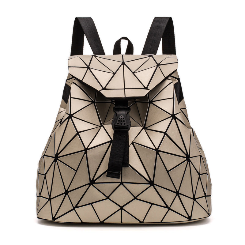 matte geometric backpack