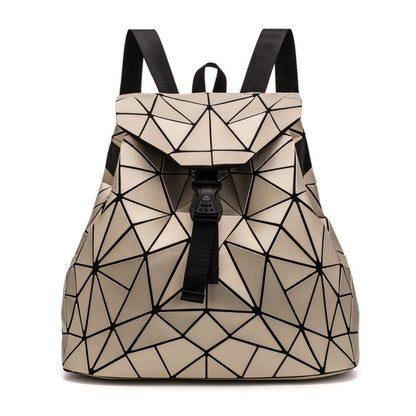 matte geometric backpack