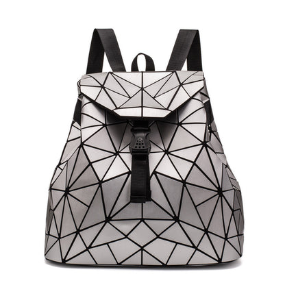 matte geometric backpack