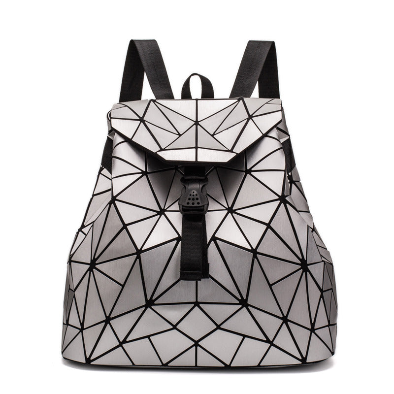 matte geometric backpack