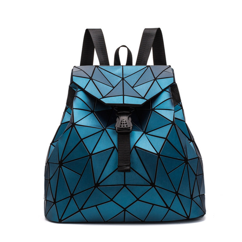 matte geometric backpack