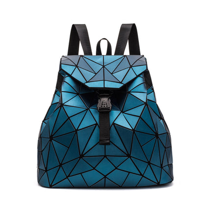 matte geometric backpack
