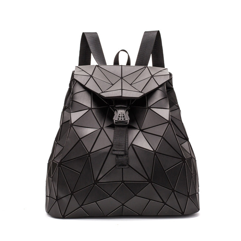 matte geometric backpack