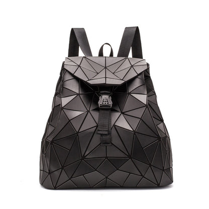 matte geometric backpack