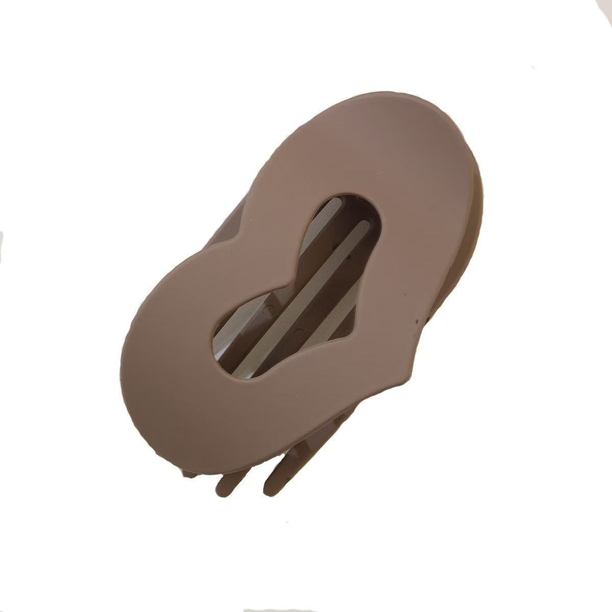 Matte Geometric Hair Clips for Thick Hair