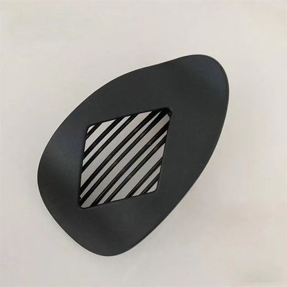 Matte Geometric Hair Clips for Thick Hair
