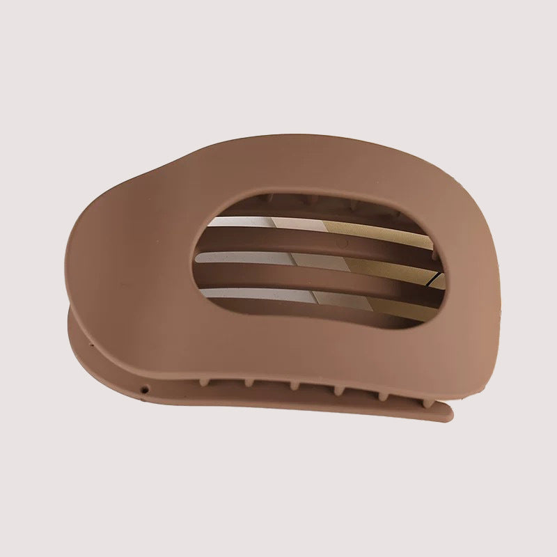 Matte Geometric Hair Clips for Thick Hair