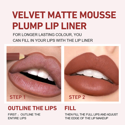Matte lip liner