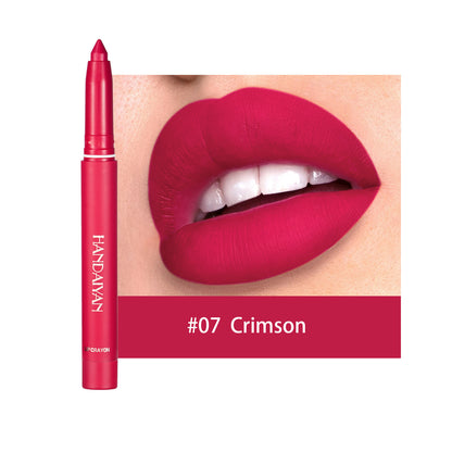 Matte Lipstick Lip Liner Dual Use Pen