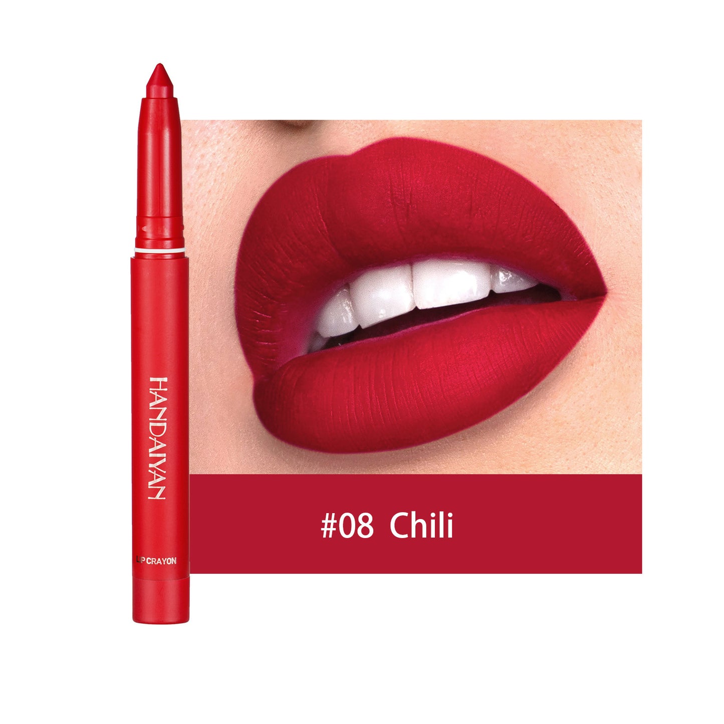 Matte Lipstick Lip Liner Dual Use Pen