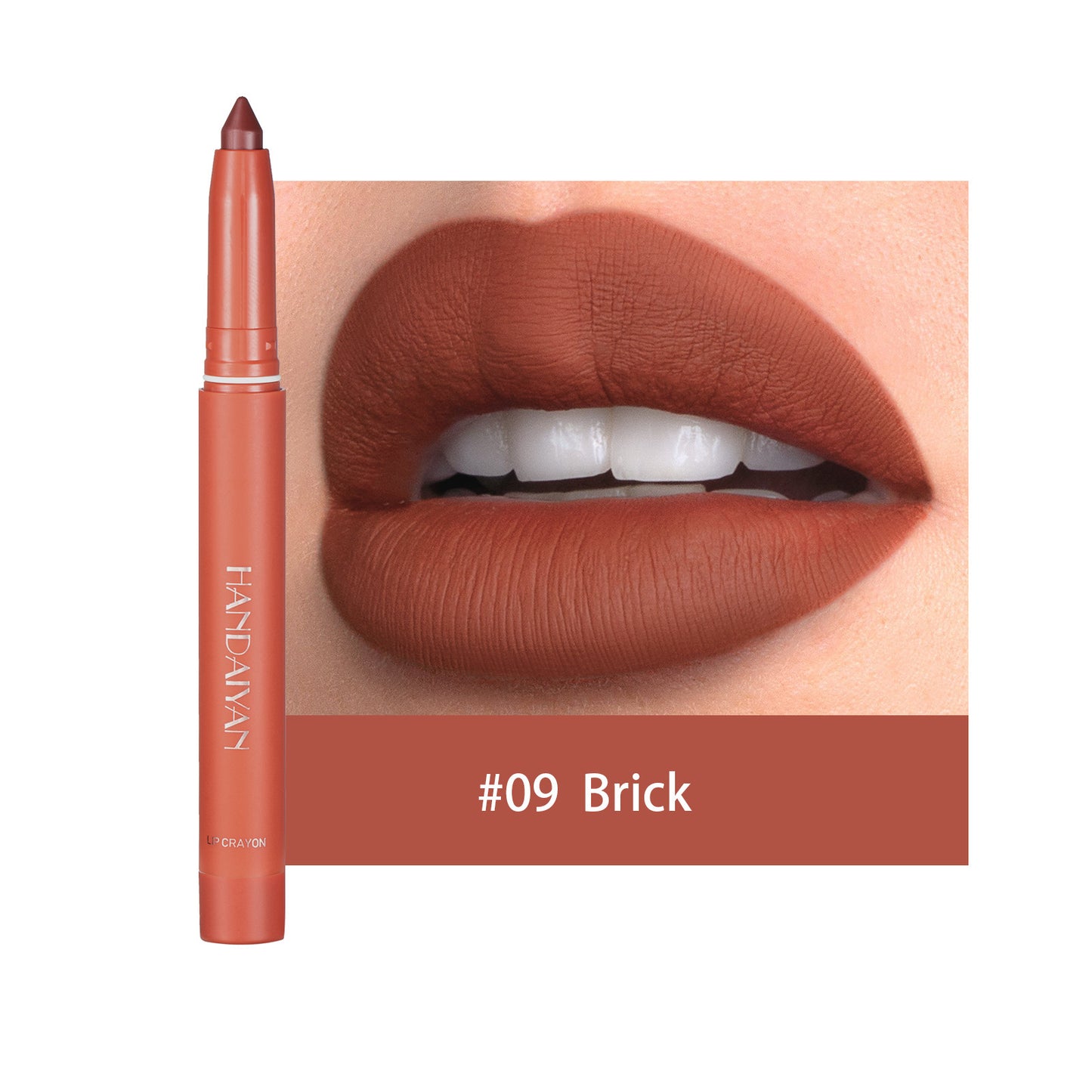 Matte Lipstick Lip Liner Dual Use Pen