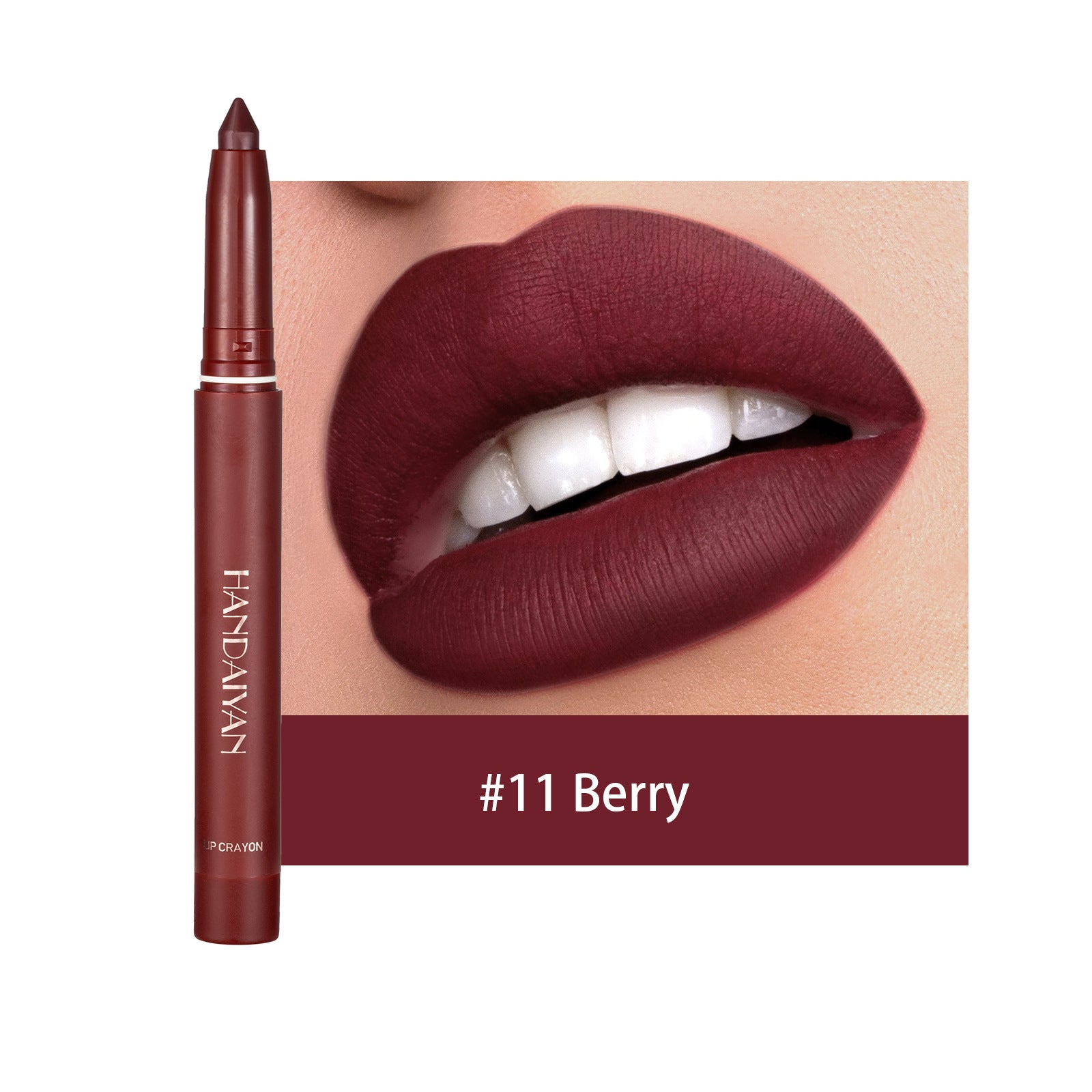 Matte Lipstick Lip Liner Dual Use Pen