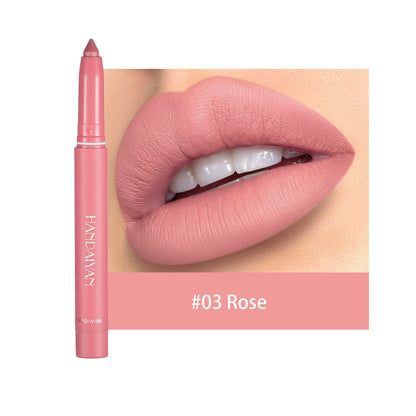 Matte Lipstick Lip Liner Dual Use Pen