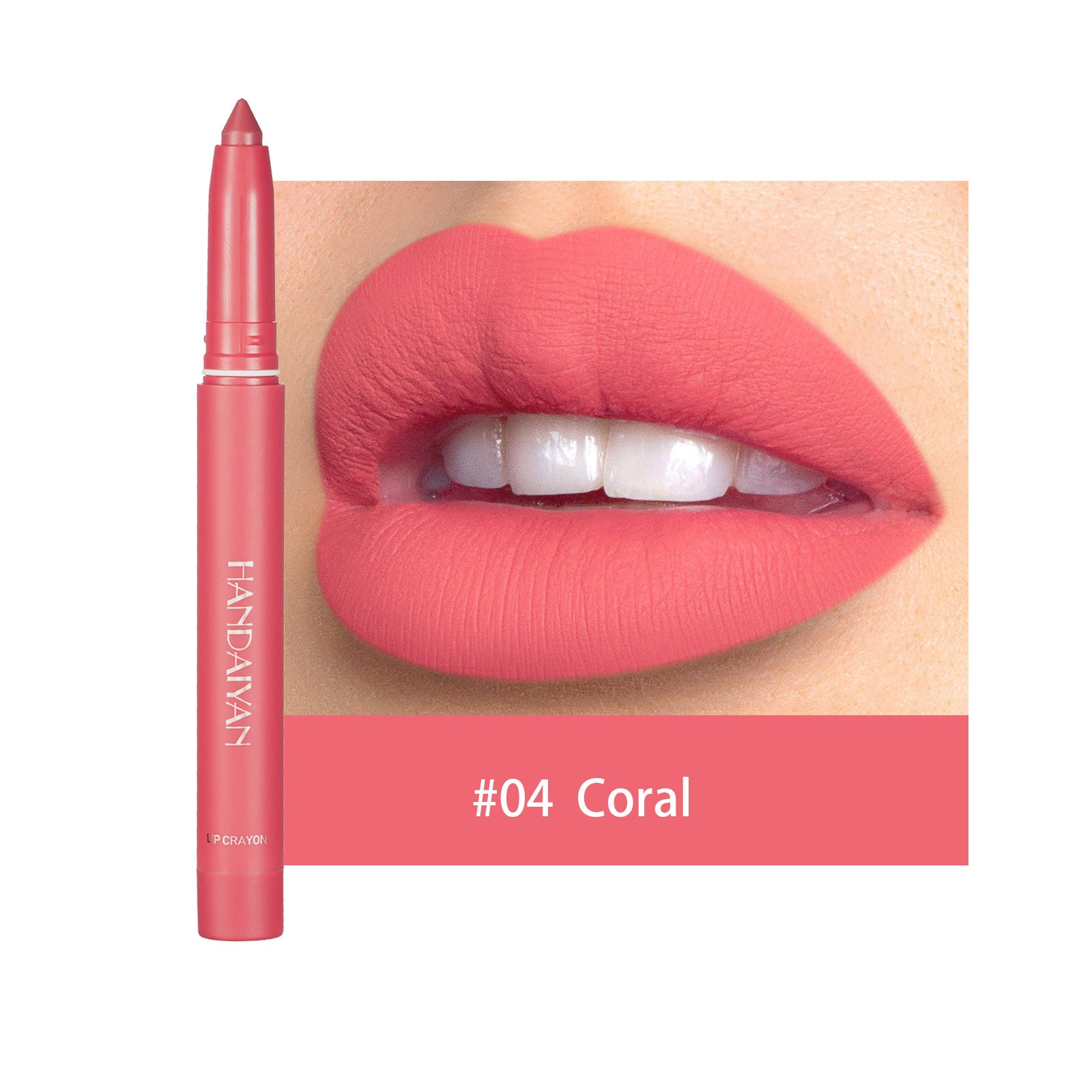 Matte Lipstick Lip Liner Dual Use Pen