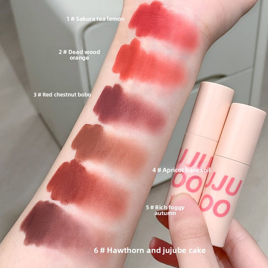 Matte lipstick with a frosted finish