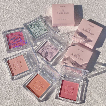 Matte nude makeup single blush