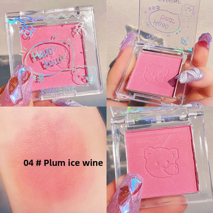 Matte nude makeup single blush