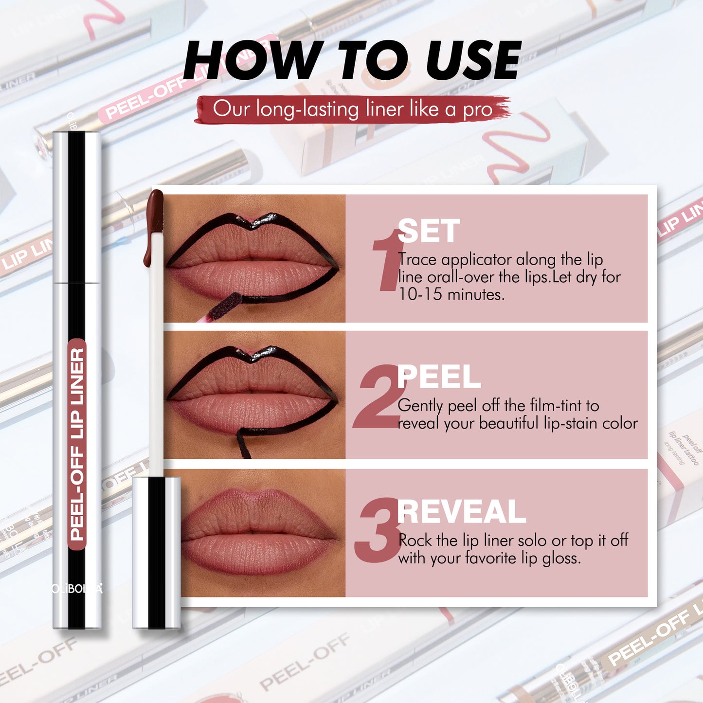 Matte Peel-Off Lip Liner