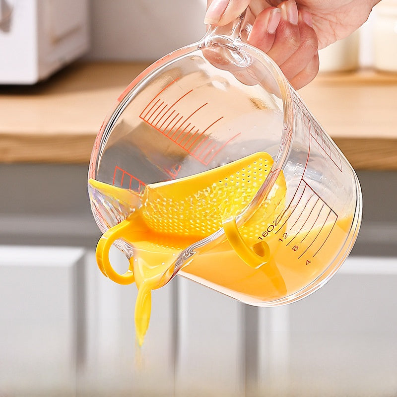Measuring Cup with Handle Glass Scale Cup