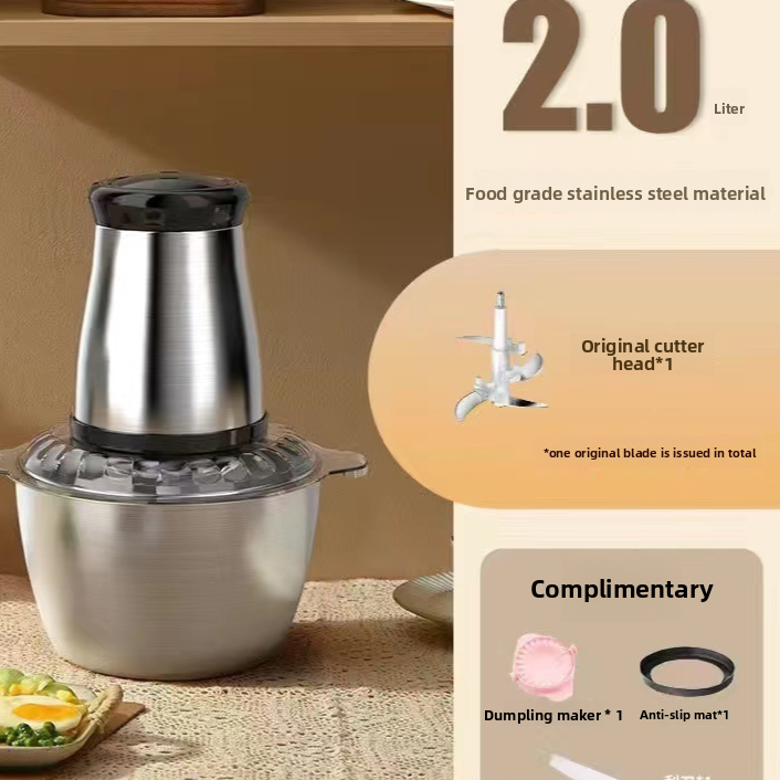 meat grinder household electric stirring multi-function handheld meat grinder