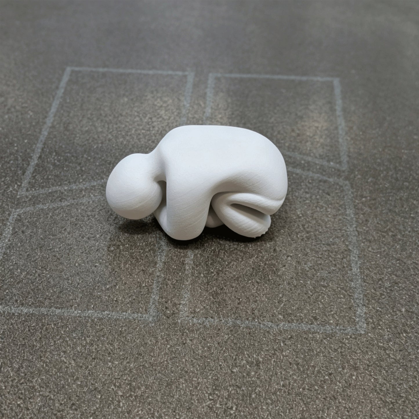 Mechanical Chameleon 3D Printed Figurine