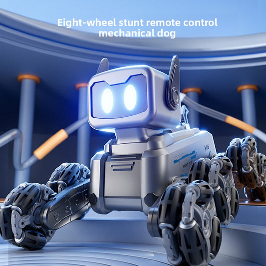 Mechanical eight-wheeled robot dog children's toy