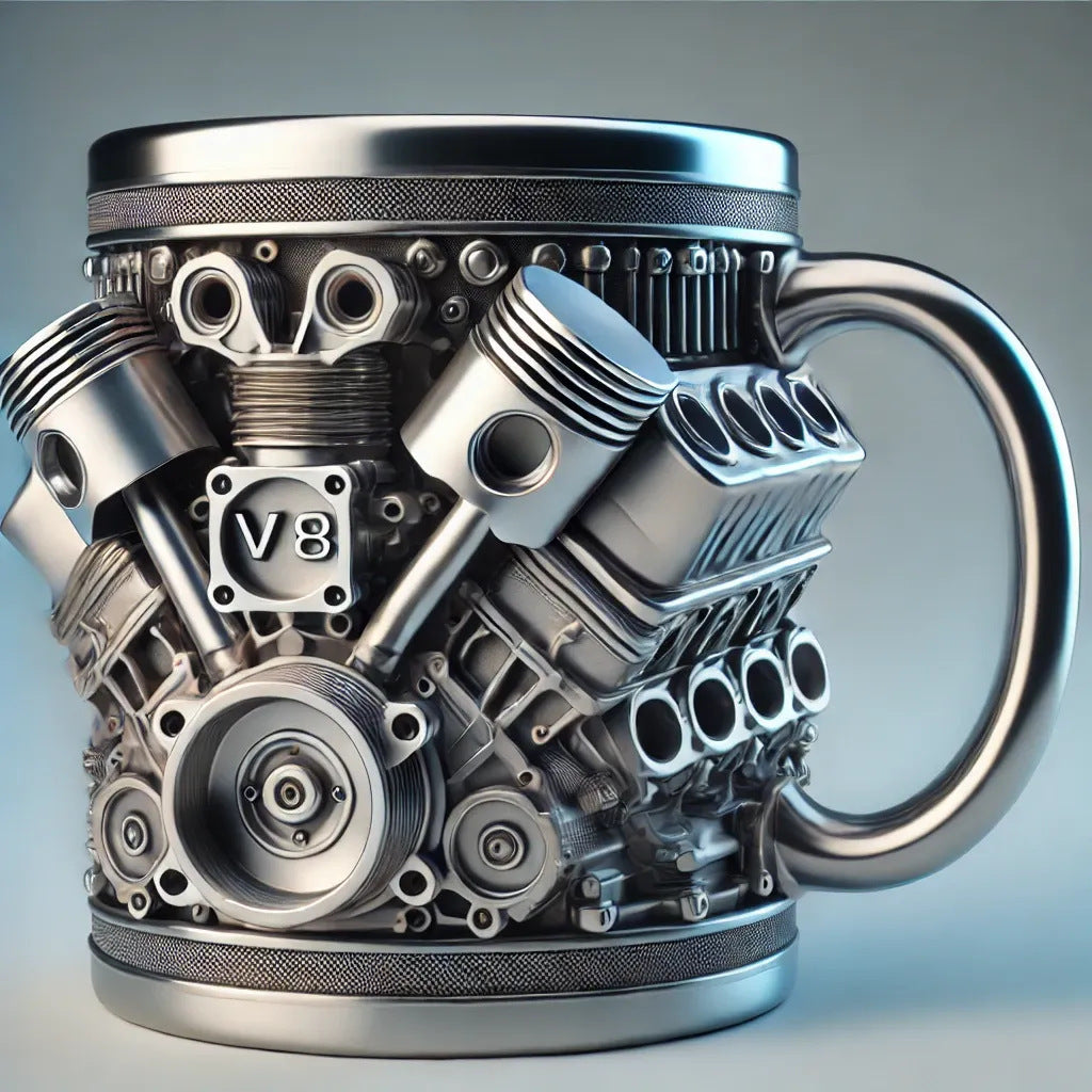 Mechanical engine mug