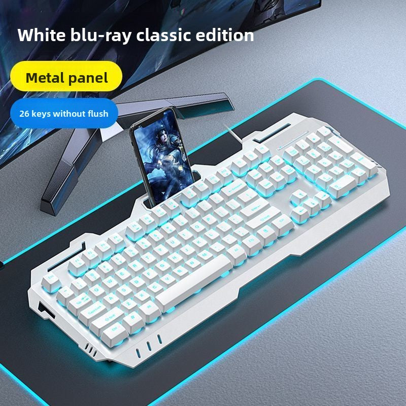 Mechanical Feel Wired Keyboard with Backlight
