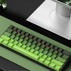 White 61-Key Single-Mode RGB Blue Switch