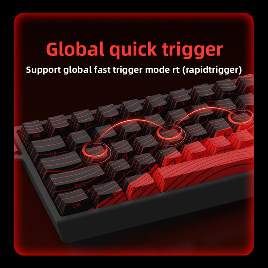 Mechanical Gaming Keyboard with Magnetic Switches