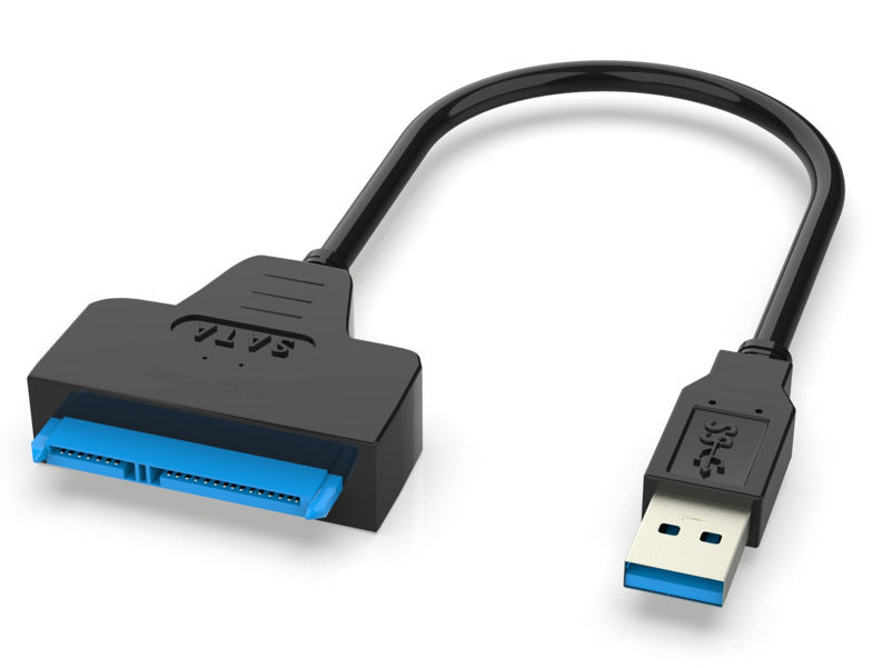Mechanical hard drive to solid-state drive conversion cable external data cable