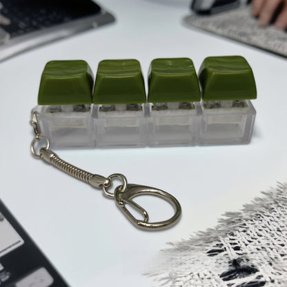 Mechanical Keyboard Switch Tester Keychain with LED Lights