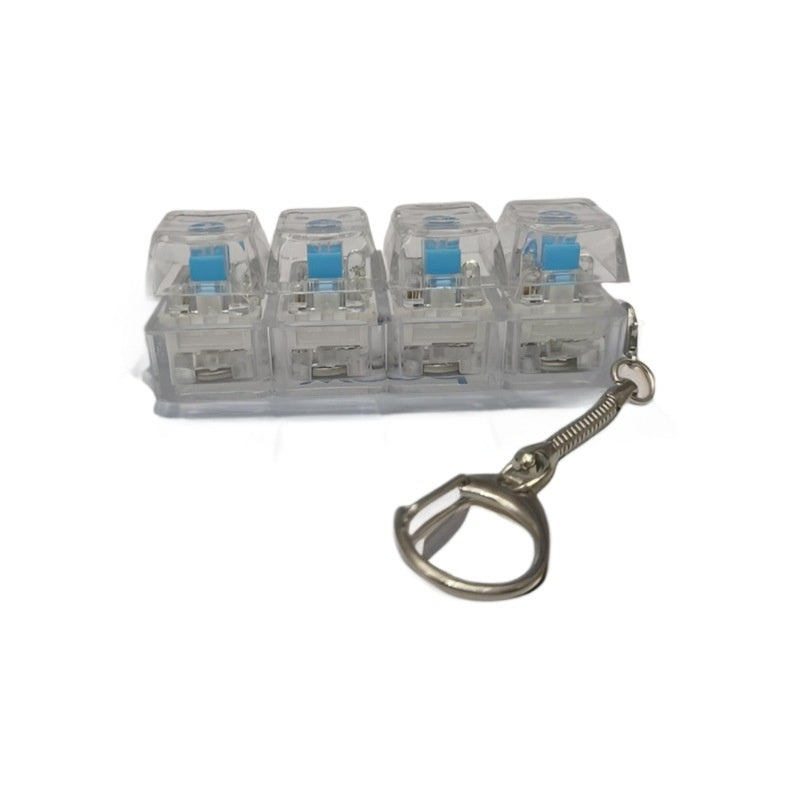 Mechanical Keyboard Switch Tester Keychain with LED Lights