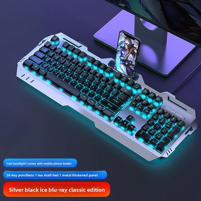 Mechanical keyboard with Cherry MX Blue switches