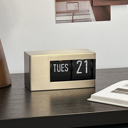 Mechanical Page-Turning Clock
