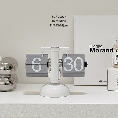 Mechanical Page-Turning Clock