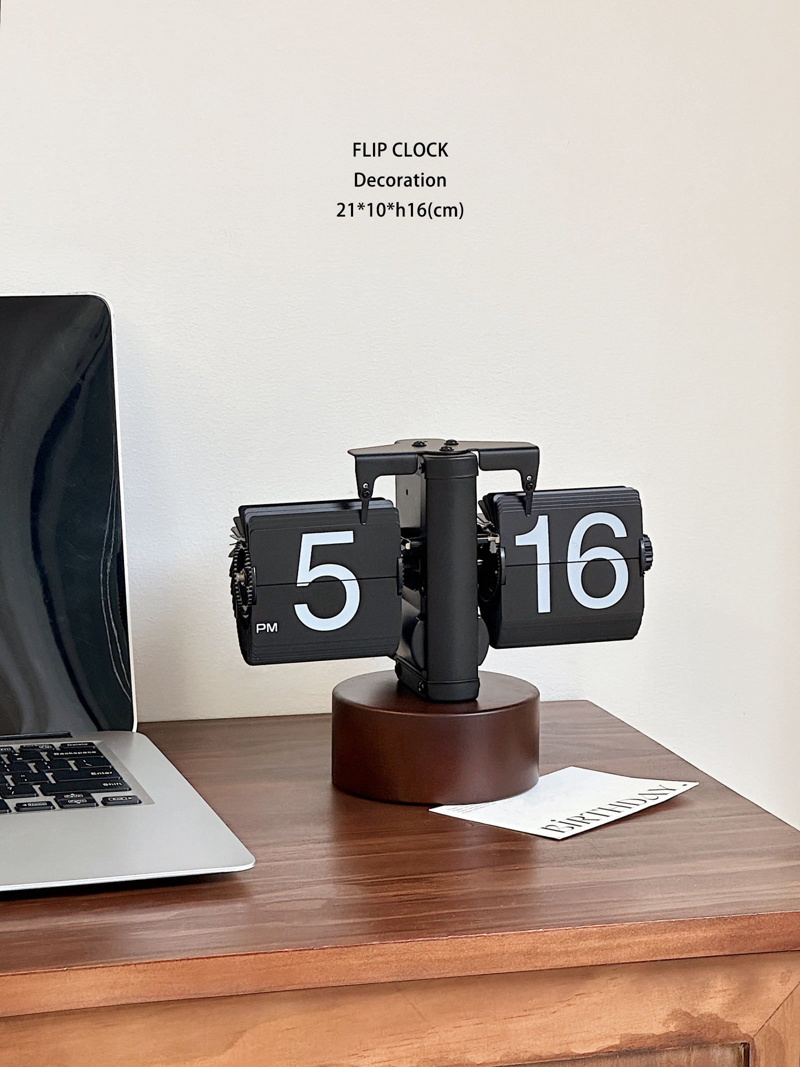 Mechanical Page-Turning Clock