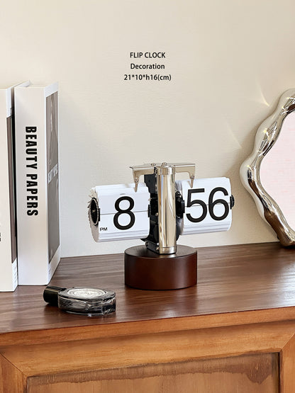 Mechanical Page-Turning Clock