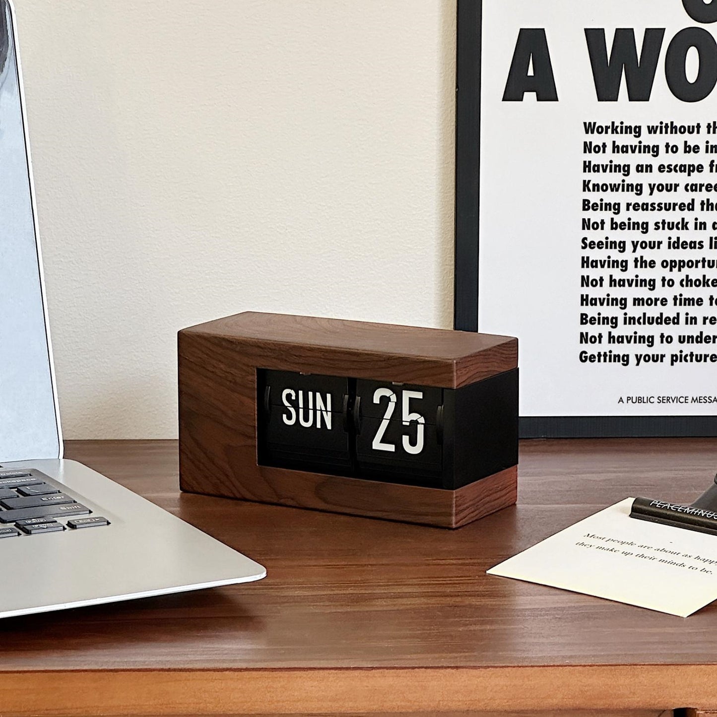 Mechanical Page-Turning Clock