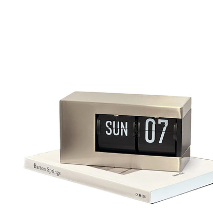 Mechanical Page-Turning Clock