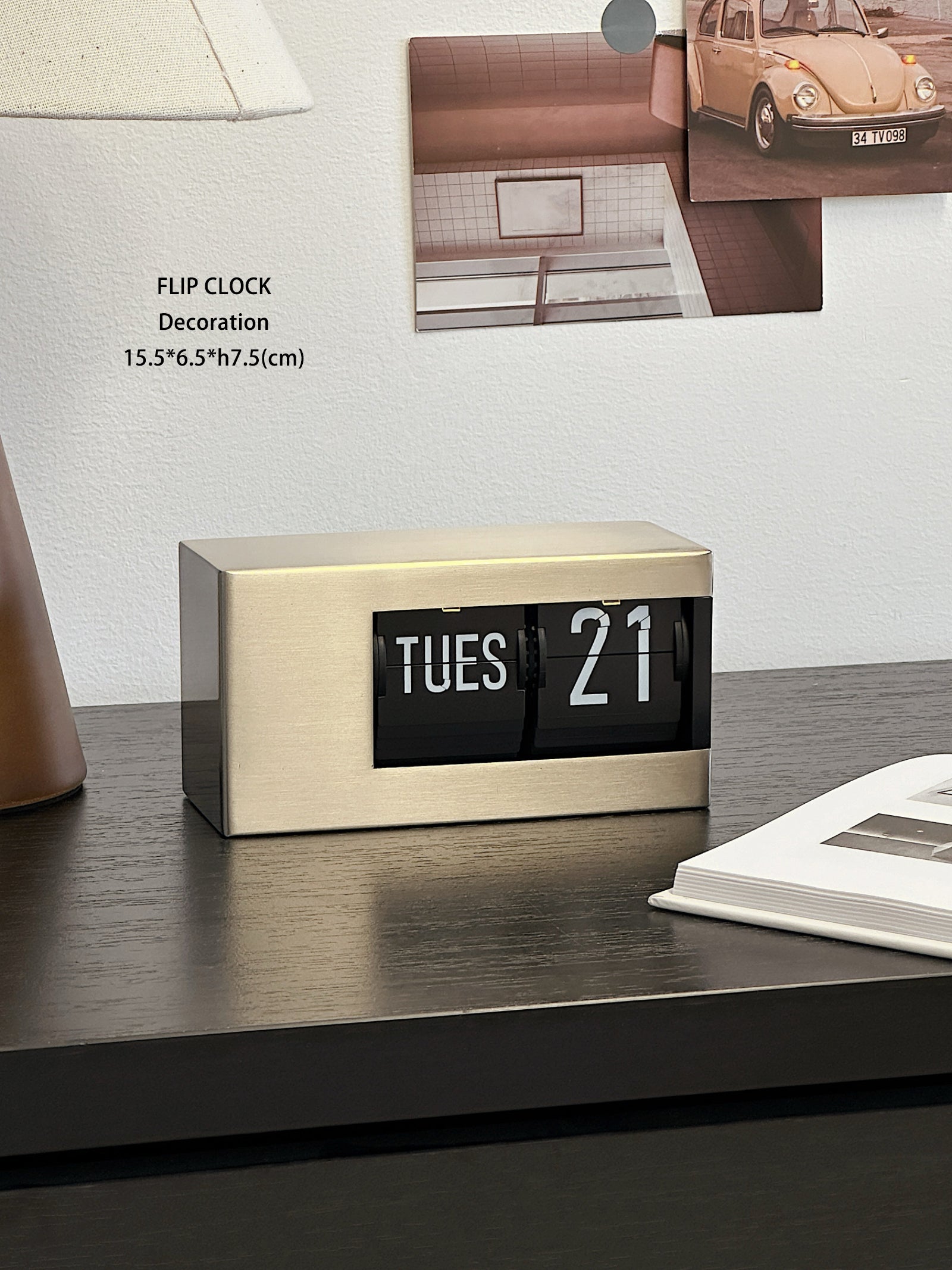 Mechanical Page-Turning Clock