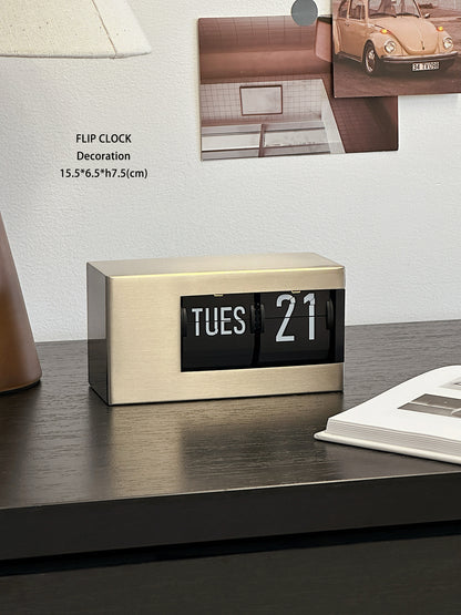 Mechanical Page-Turning Clock