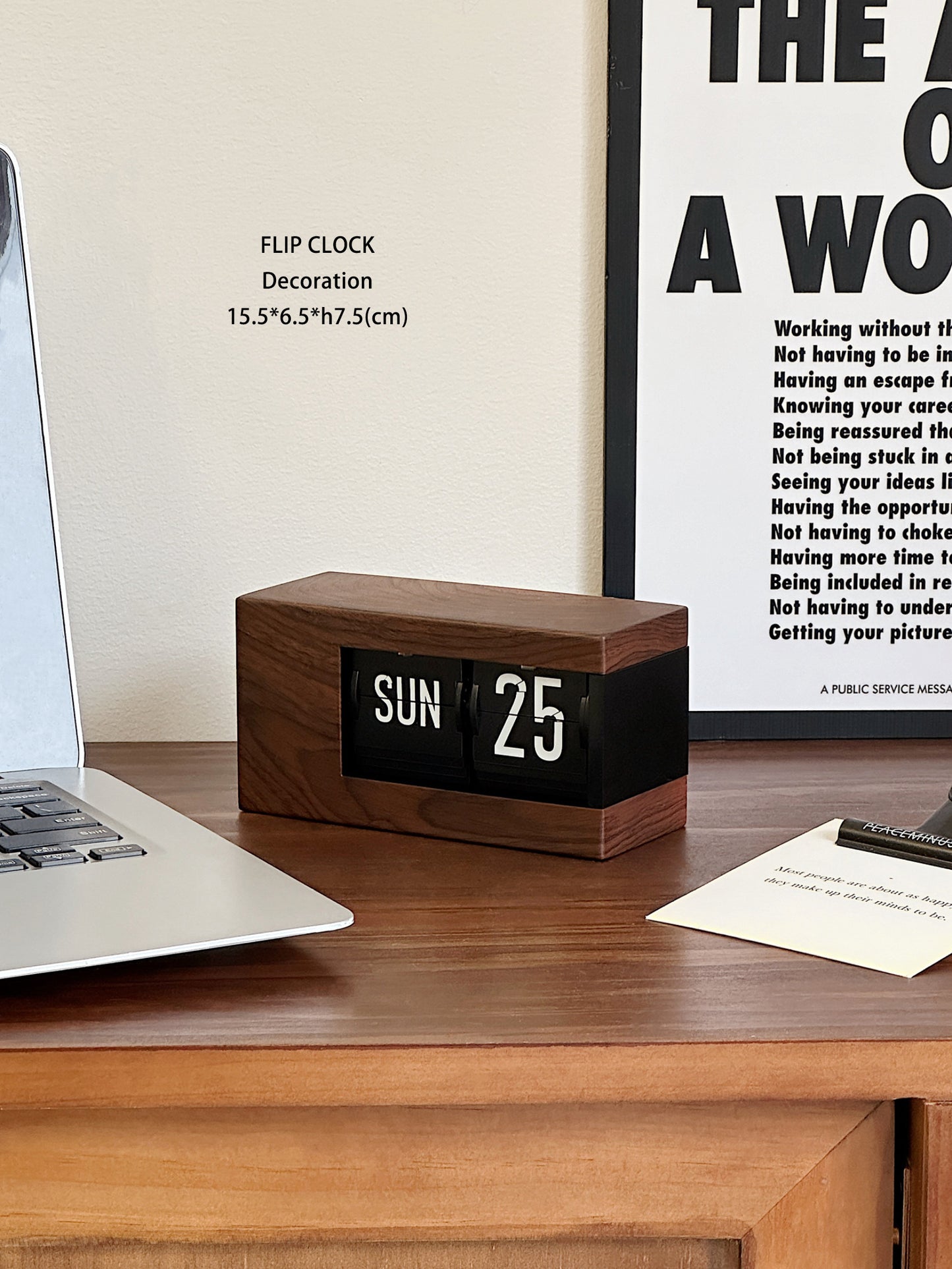 Mechanical Page-Turning Clock