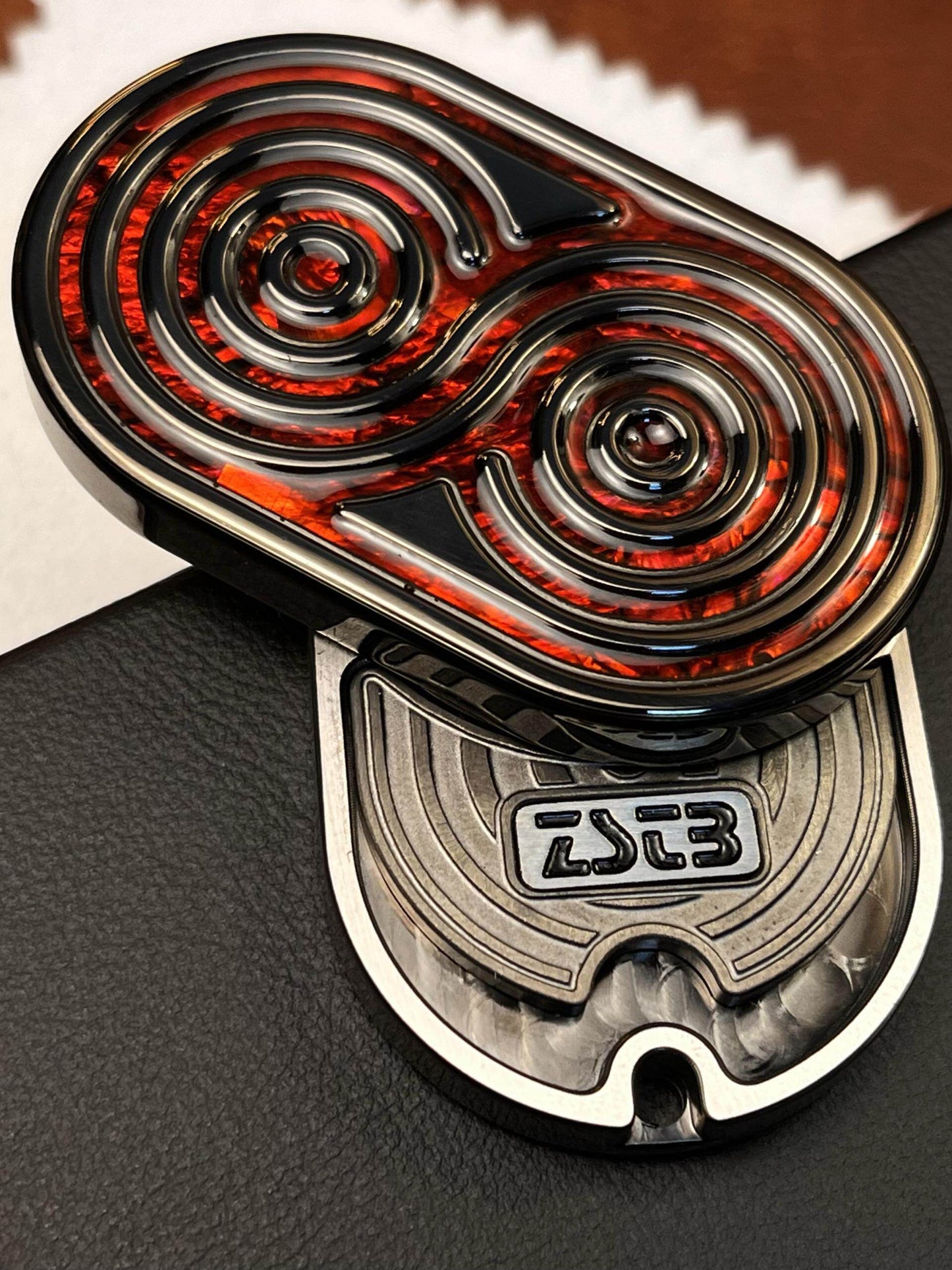 Mechanical Push Pull Fidget Spinner Stress Relief Toy