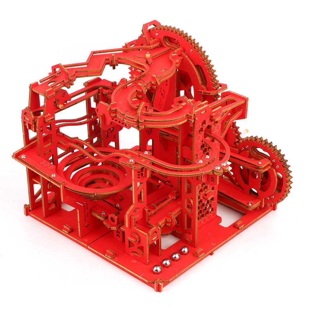 Mechanical Track Ball 3D Wooden Puzzle Toy
