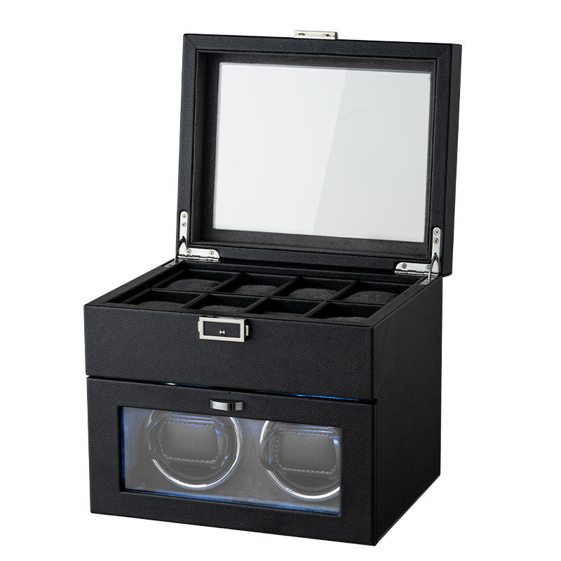Mechanical Watch Winder with Storage Display Case