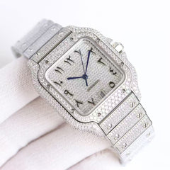 Silver arabic numerals